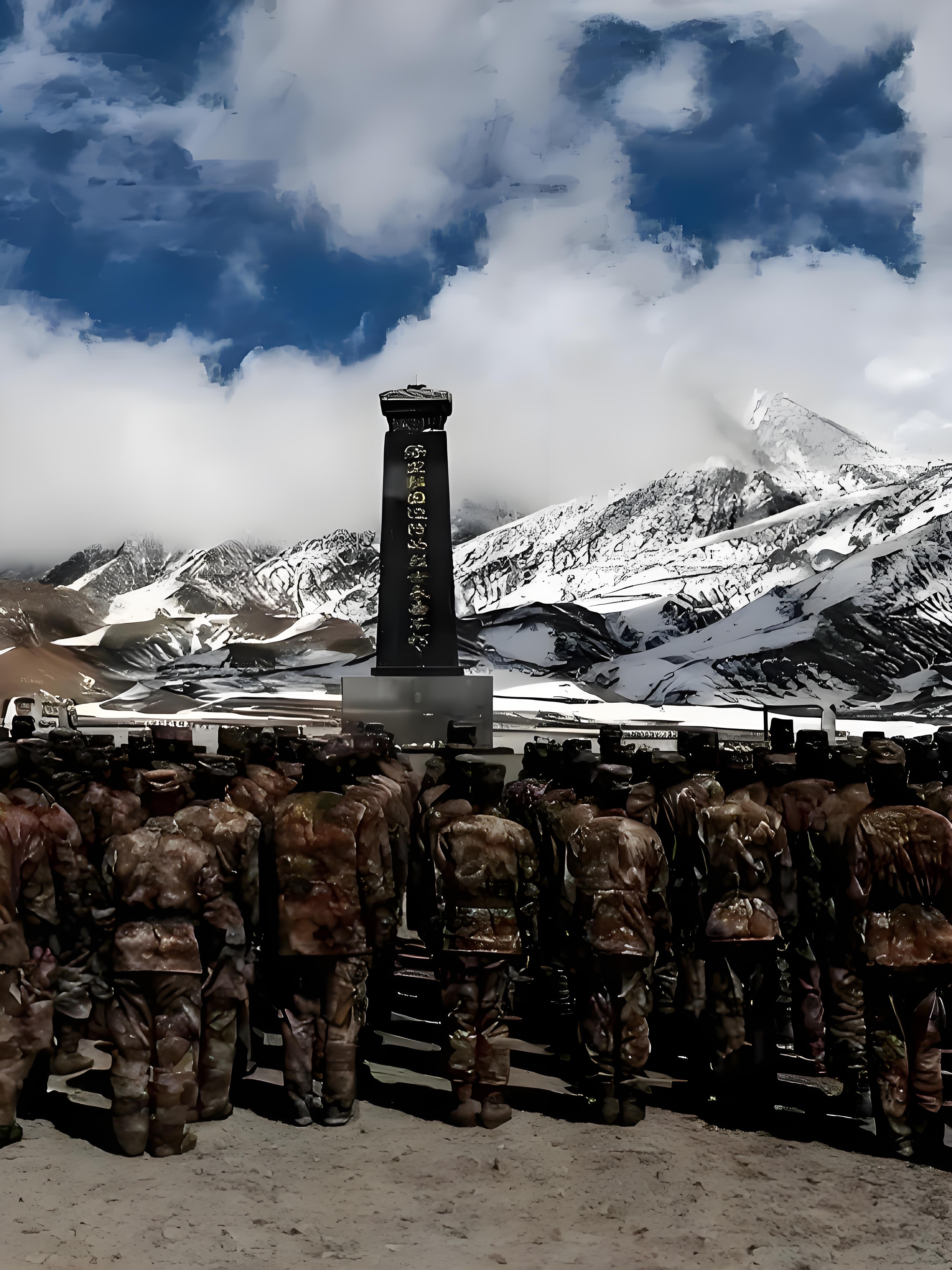 在此,谨向伟大,光荣的中国人民解放军致敬!