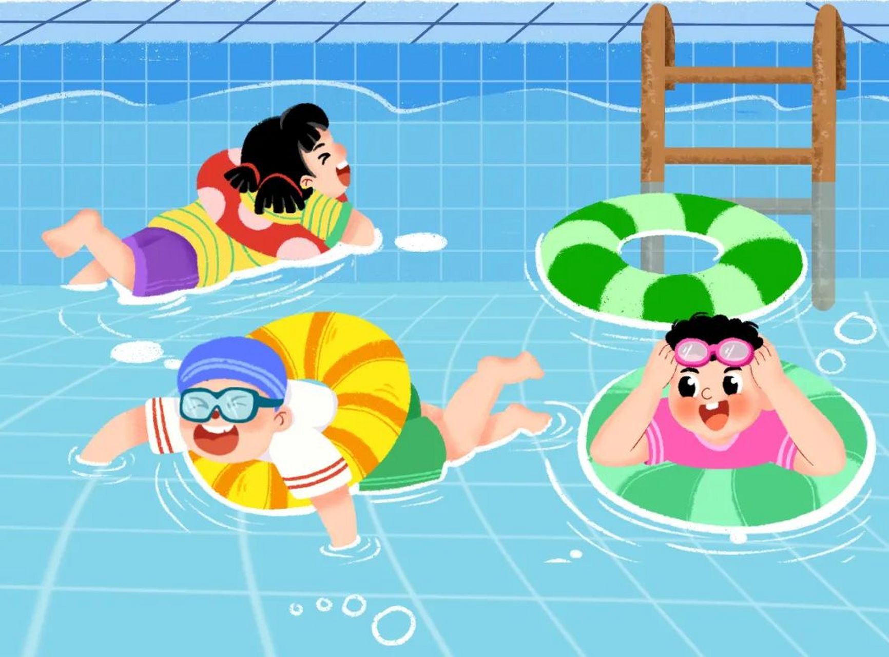 游泳不仅能让身体得到锻炼和放松,对心理也会起到放松和减压的作用,在