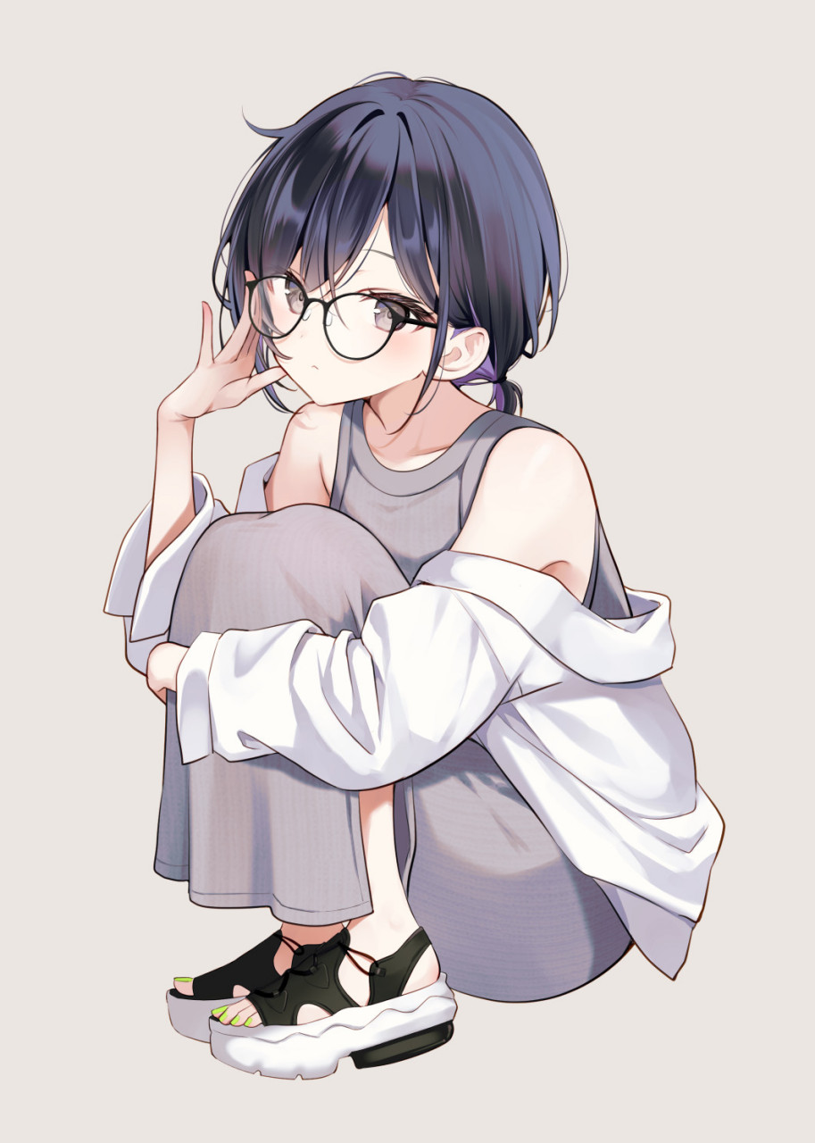 二次元# 穿上私服的叛逆期妹妹 twi:@yugirlpict