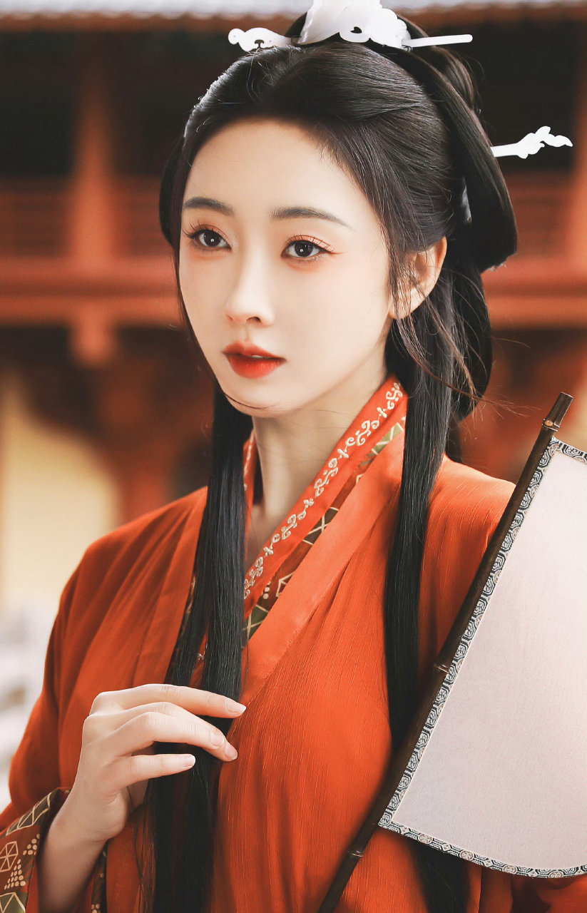 宣璐古风造型来啦,古美人写真壁纸背景图片