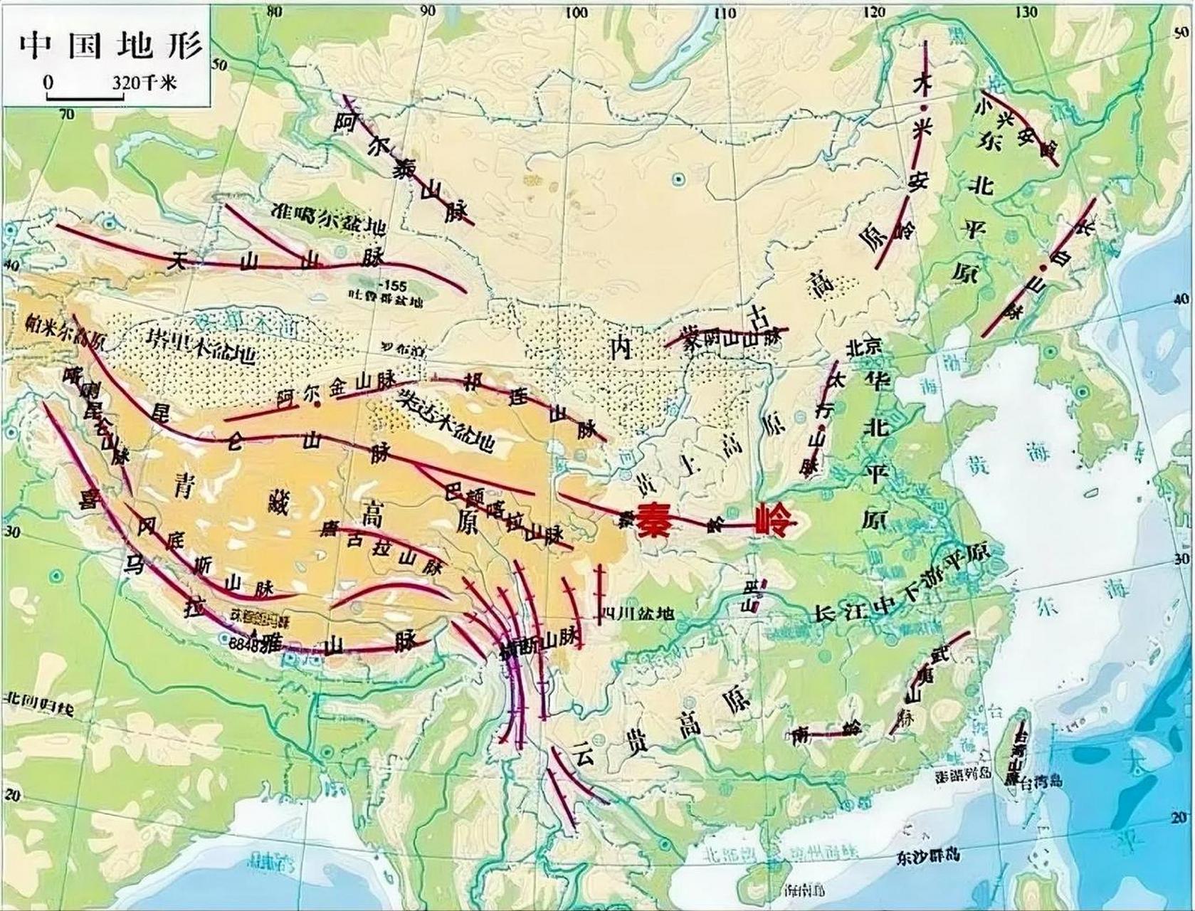 昆仑山地理位置图片