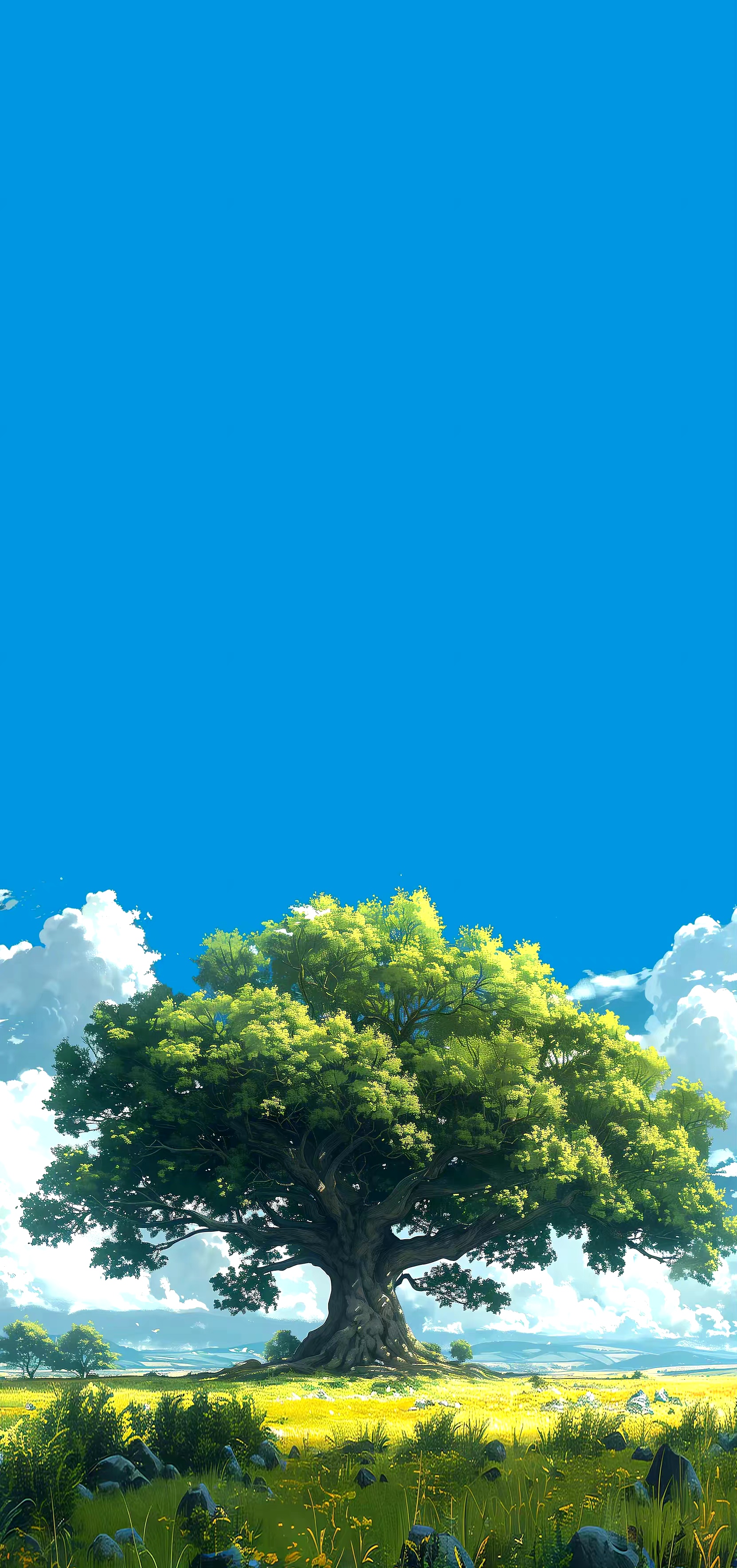 分享一组动漫风景插画作品,用细腻而生动的色彩描绘了夏日都市与森林