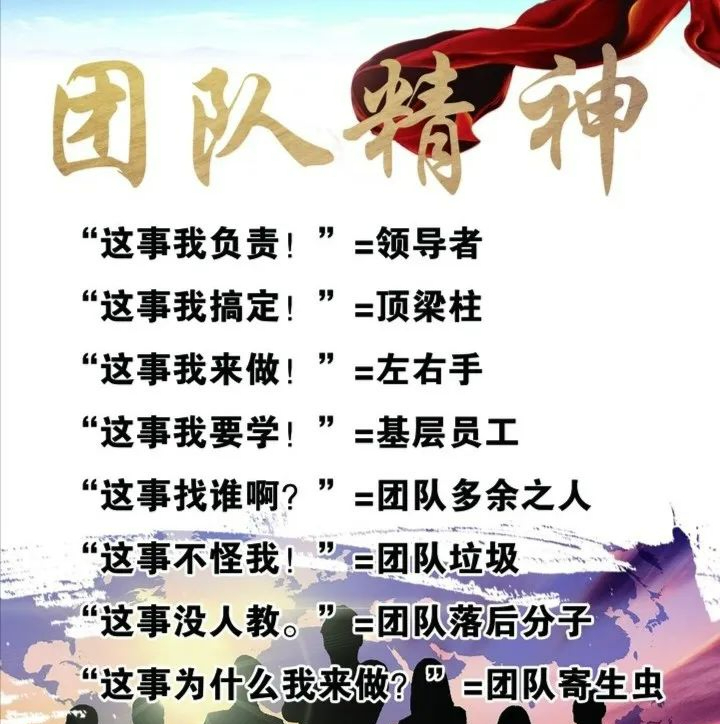 知识人:清除害群之马,发扬团队精神