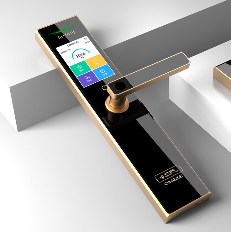 青稞q7智能门锁,指纹识别技术升级,开锁更精准!