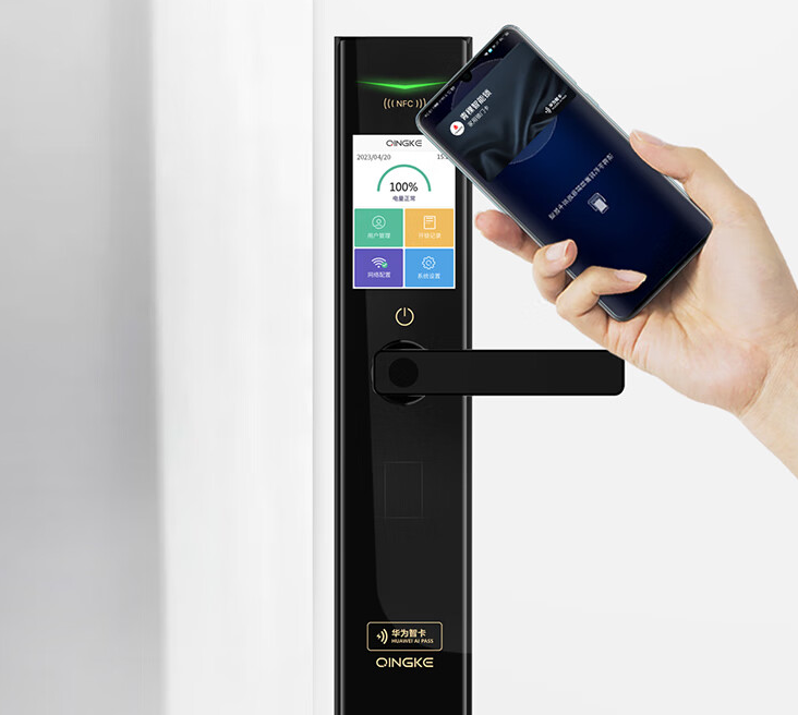 青稞q7智能门锁,指纹识别技术升级,开锁更精准!