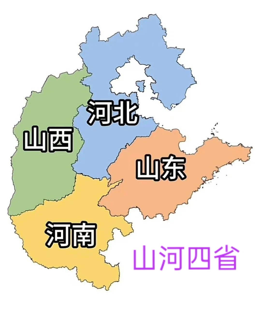 山东地图 简图图片