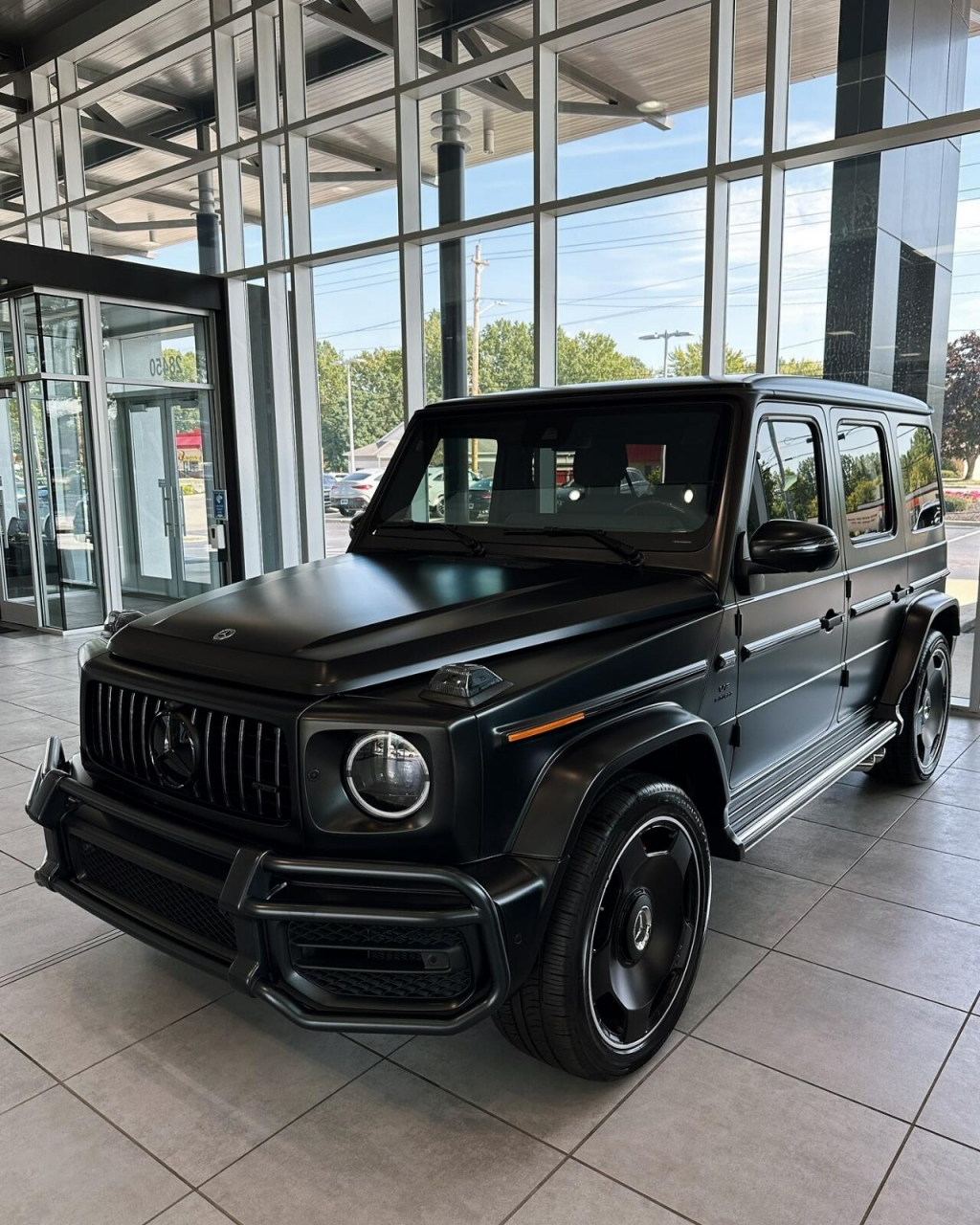 磨砂哑光黑的奔驰大g是不是很少见?