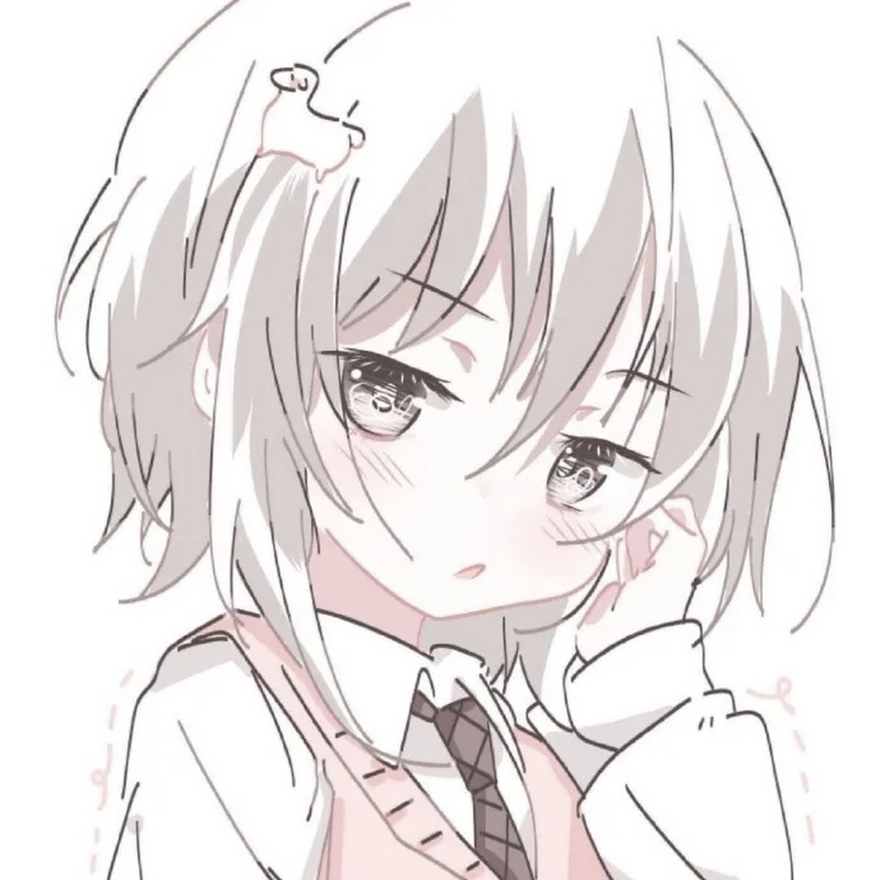 wechat 甜酷感动漫女头