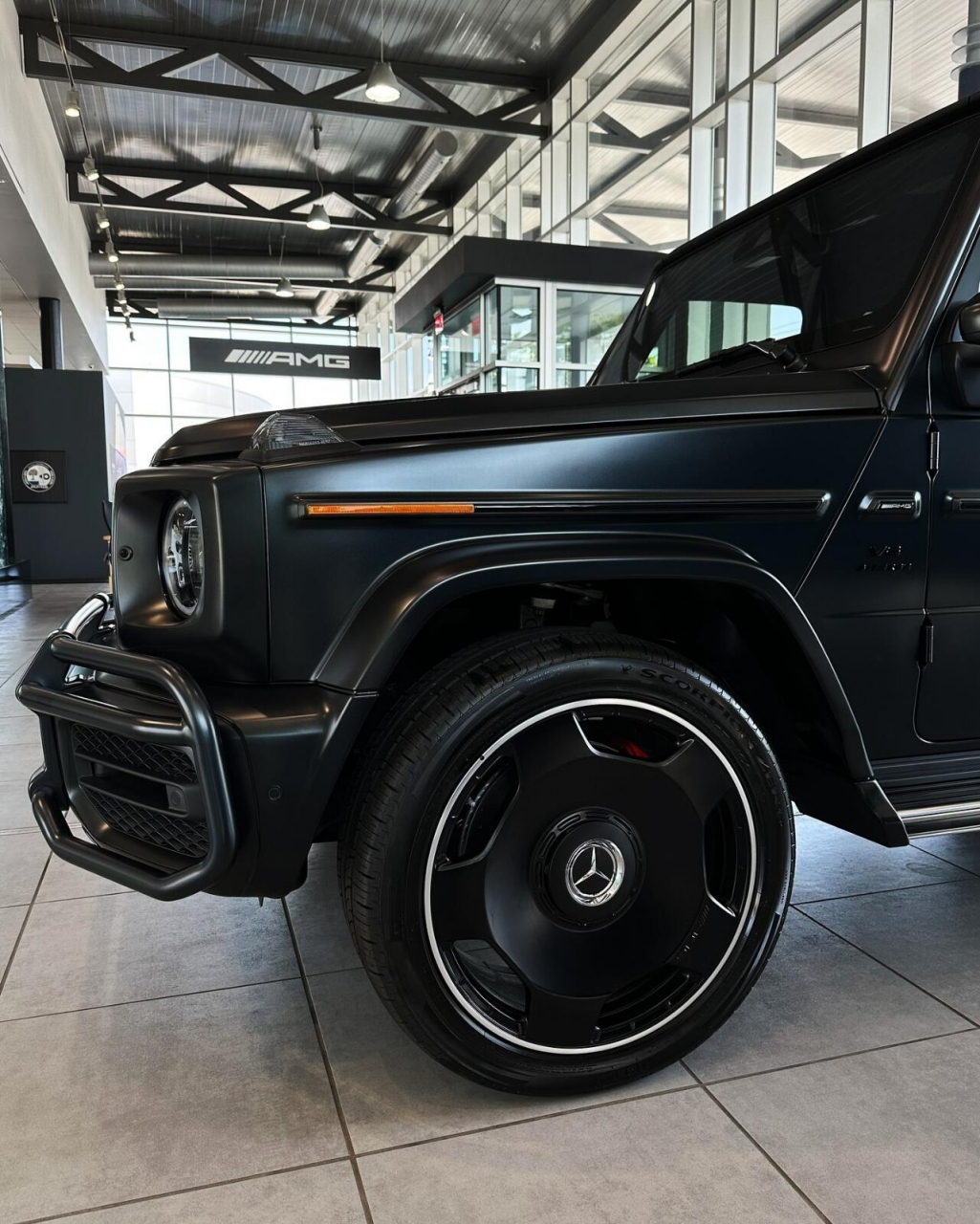 磨砂哑光黑的奔驰大g是不是很少见?