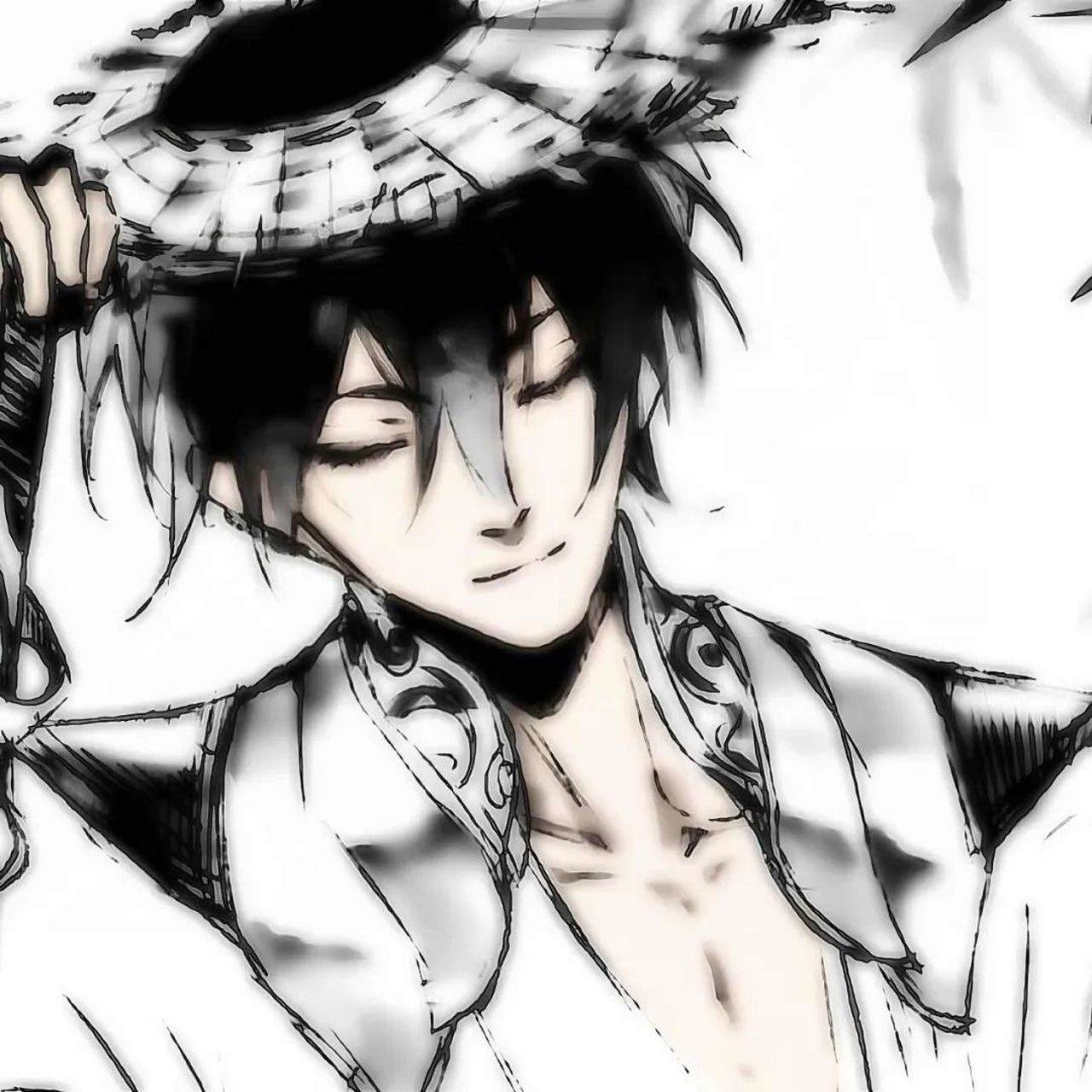 【头像】古风黑白男头,谁心中没有一个武侠梦呢?