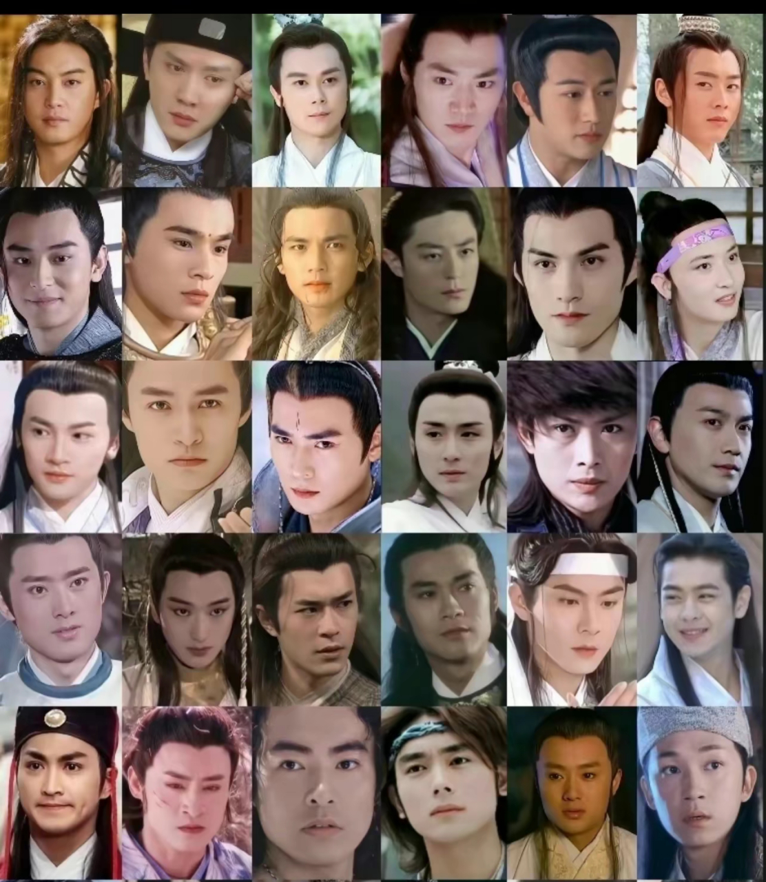 早期古装美男群像,谁才是你心中的no.