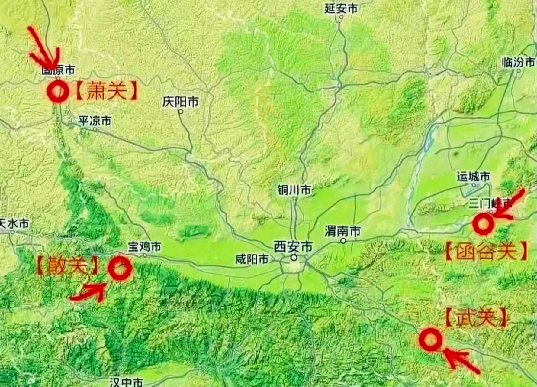 古代著名关隘地图图片