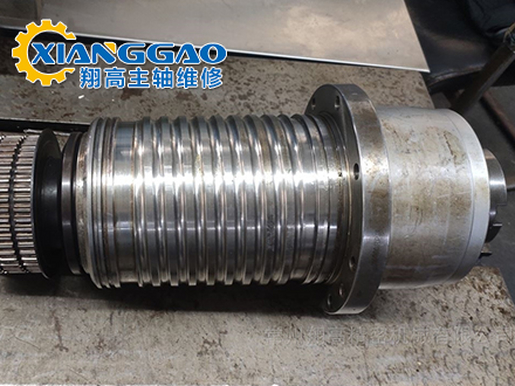 台湾普森posa-ds-bt30铣削皮带式主轴维修 #主轴维修# #皮带式主轴