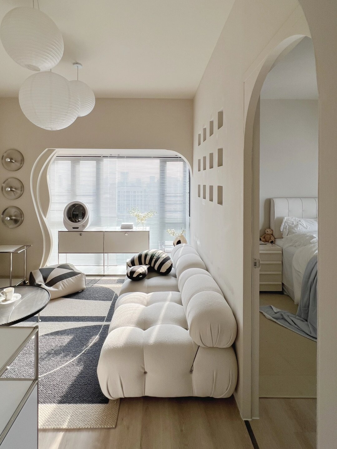 一线城市的小户型 40平真的改了两室两厅一厨一卫 麻雀虽小 五脏俱全