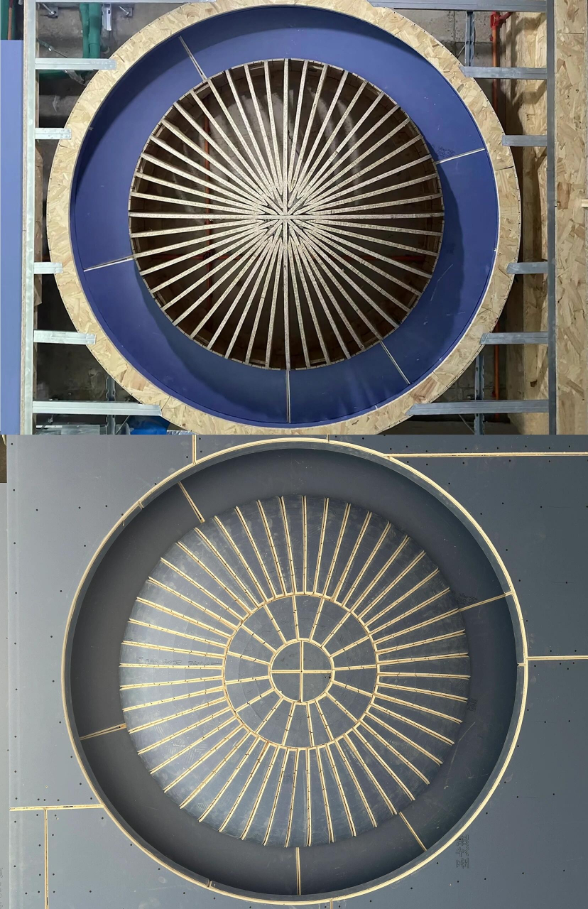 夸夸我的神仙木工,多角度看我的异形吊顶!