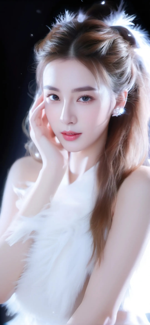 高冷美女,独具神秘气质