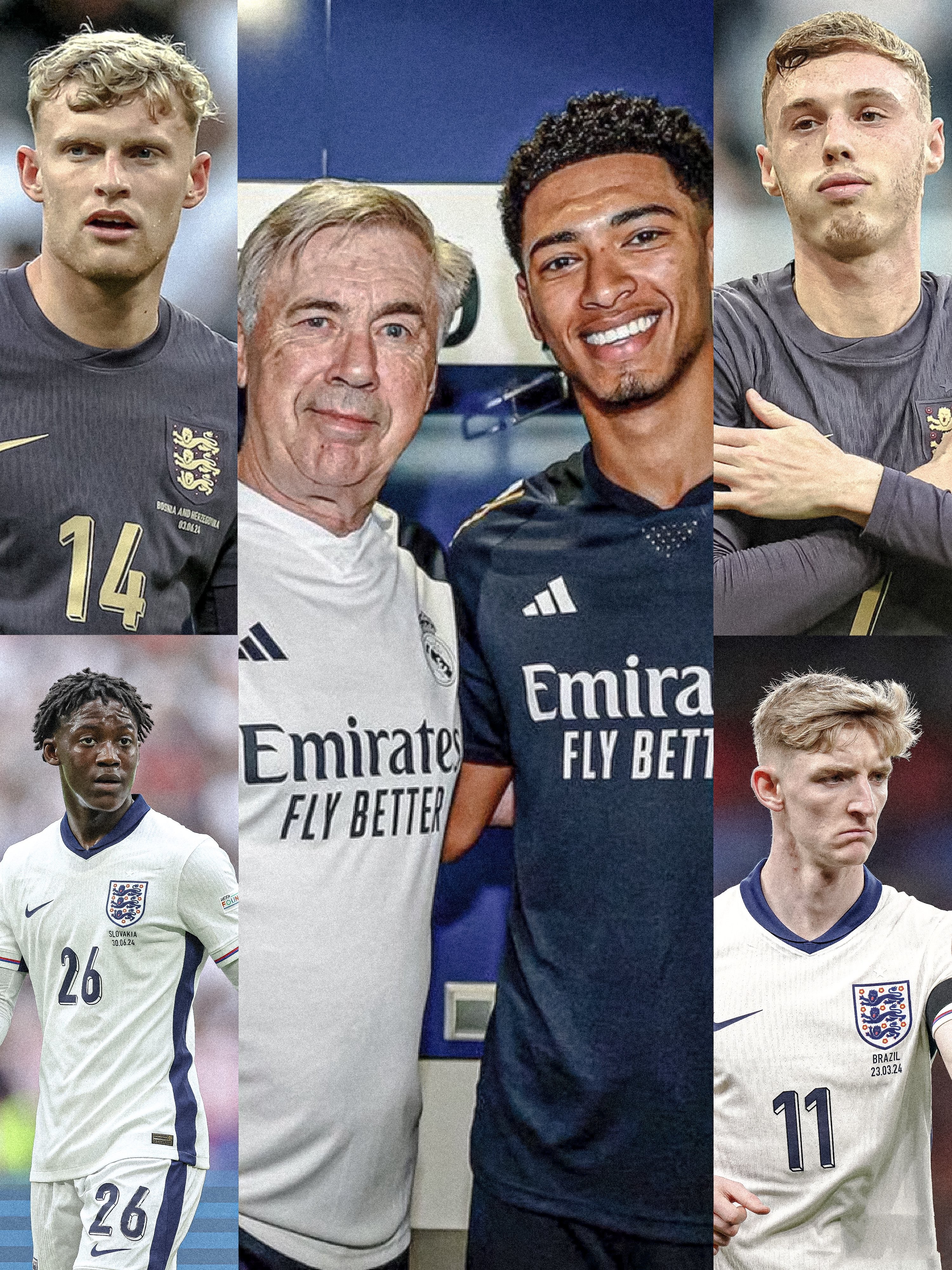 出色的年轻一代,不仅仅是贝林厄姆…  记者:萨卡…福登…  安切洛蒂