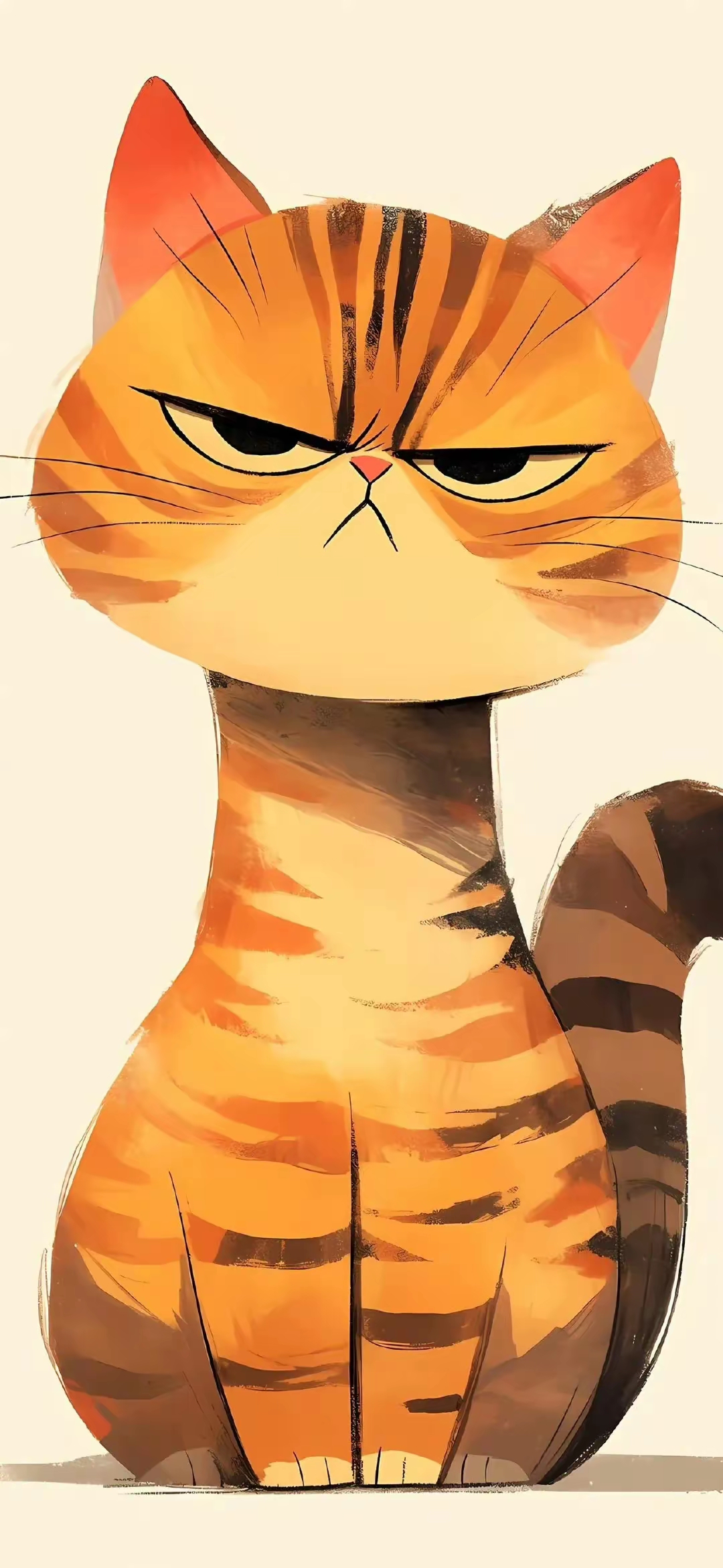 之前发了可爱猫猫壁纸,今天来一波生气猫猫壁纸,生气的喵喵还是那么