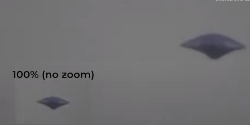 巴西南部上空现不明飞行物,菱形似飞碟:高空悬浮不动