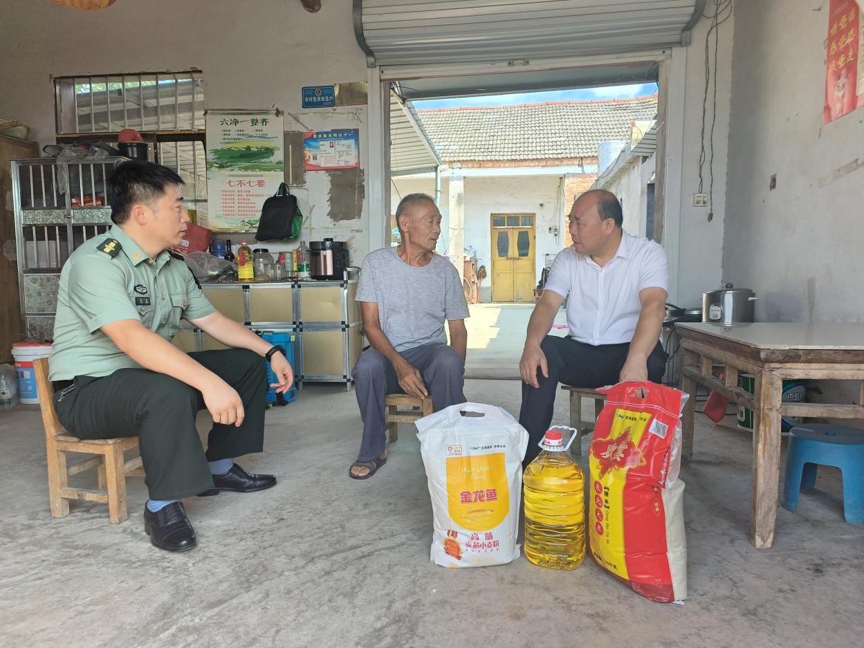 泗县黑塔镇退役军人服务站积极开展走访慰问活动