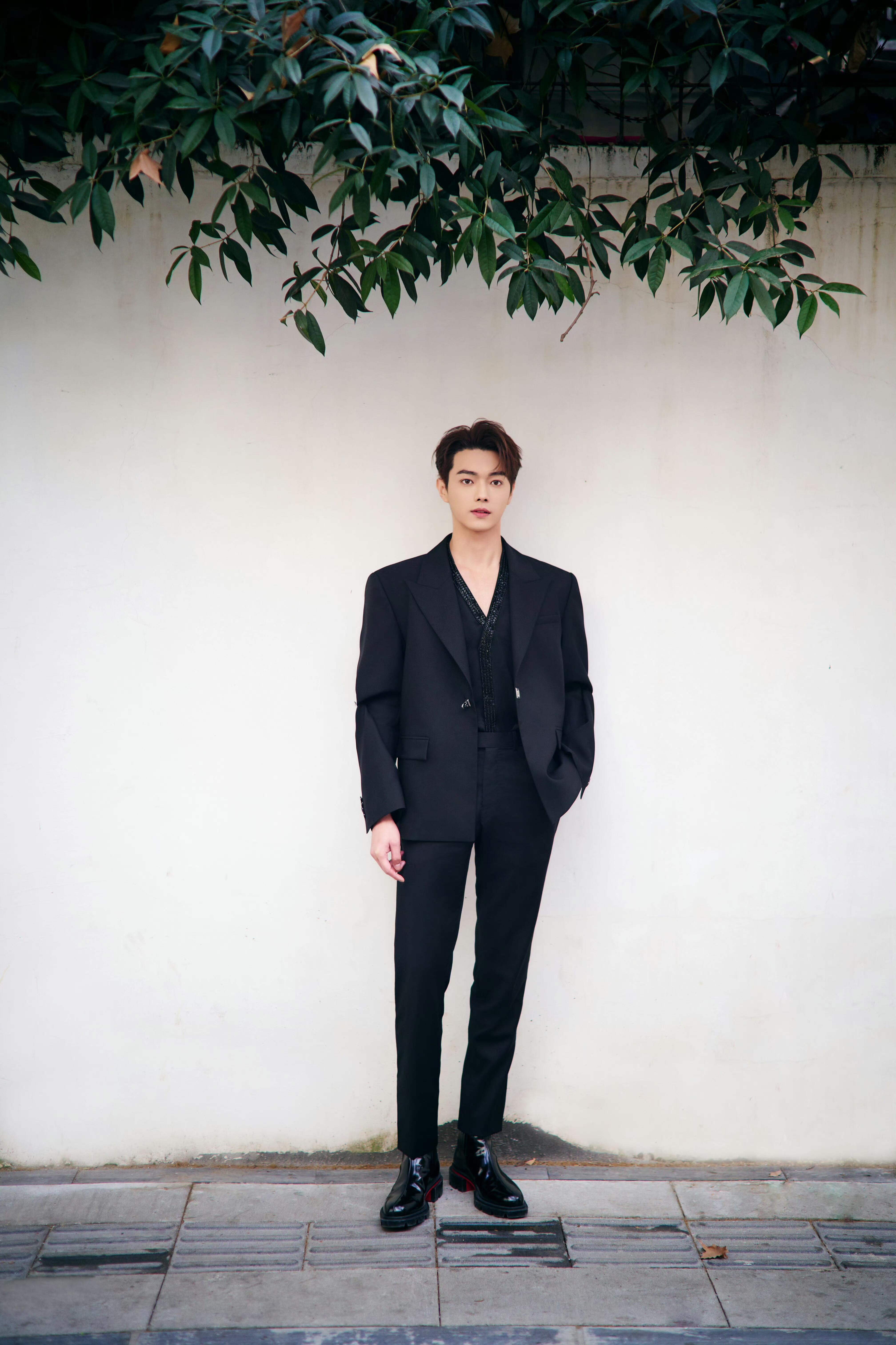 你比星光美丽,许凯请把西装焊在身上