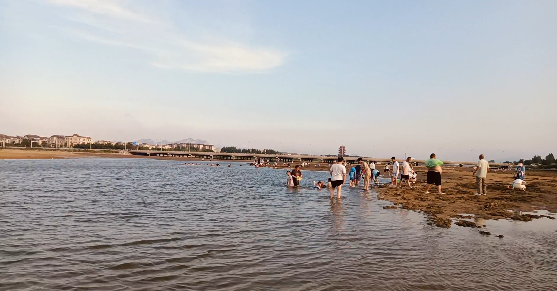 泰安大河水库沙滩图片