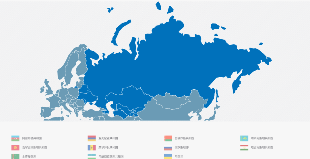 独联体地图成员图片