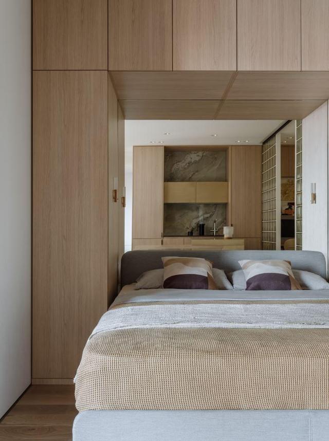 38㎡单间住下一家三口还不挤,功能更是一样都不少,太赞了