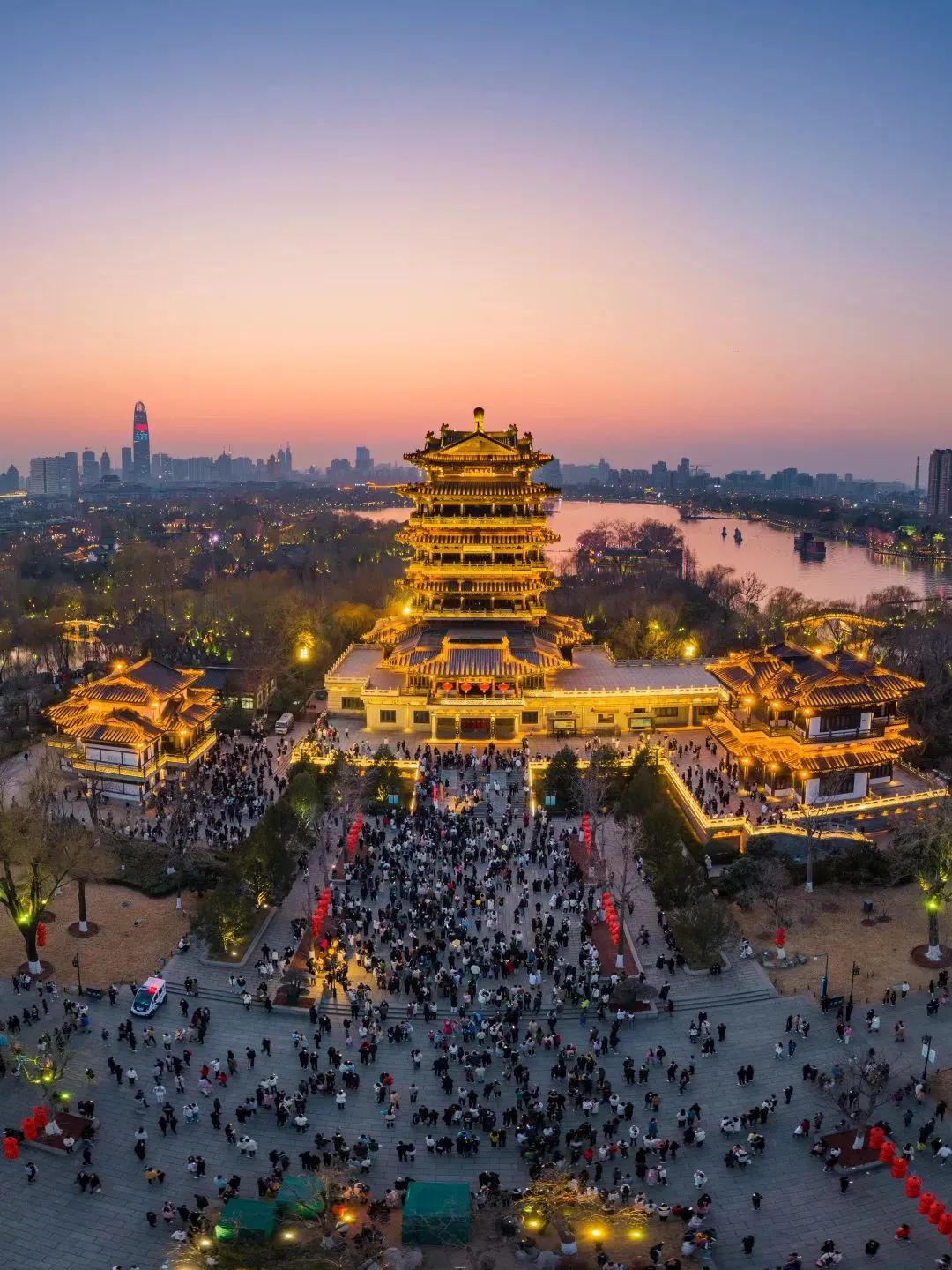 这一站,济南!超然楼亮灯时间有调整