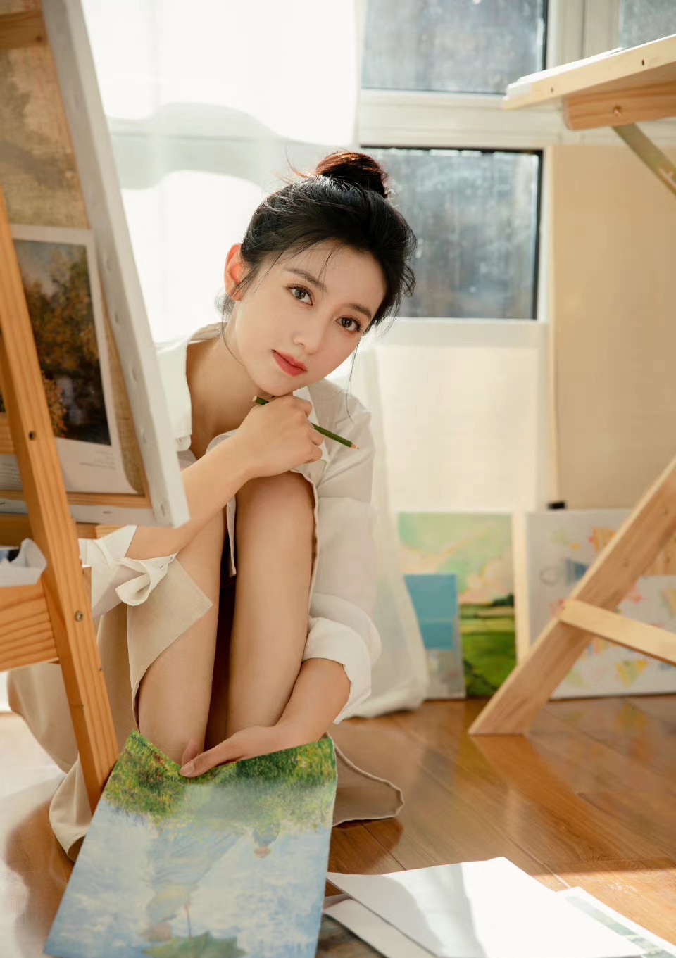 陈姝君的穿搭有简约日常感