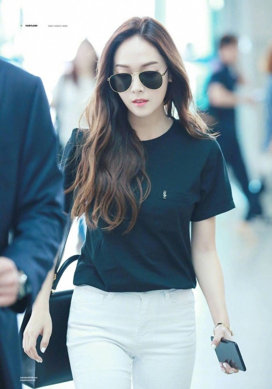 郑秀妍jessica最新机场街拍