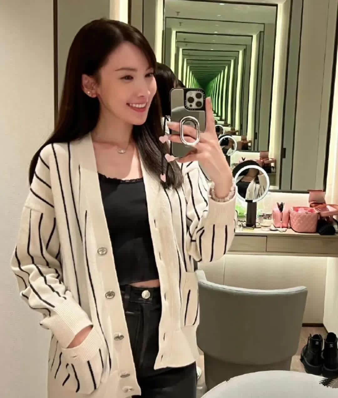 林志颖老婆陈若仪,这身体素质真好