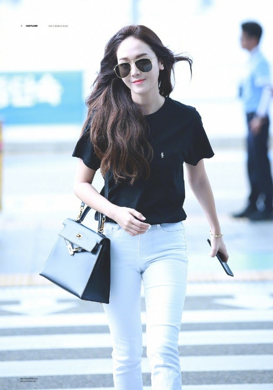 郑秀妍jessica最新机场街拍