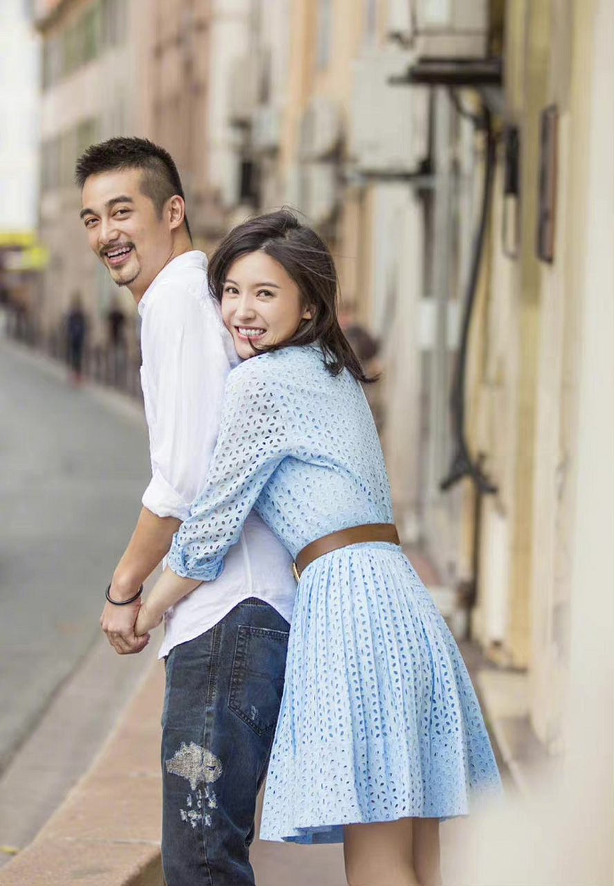 杨子姗和她的台湾老公吴中天