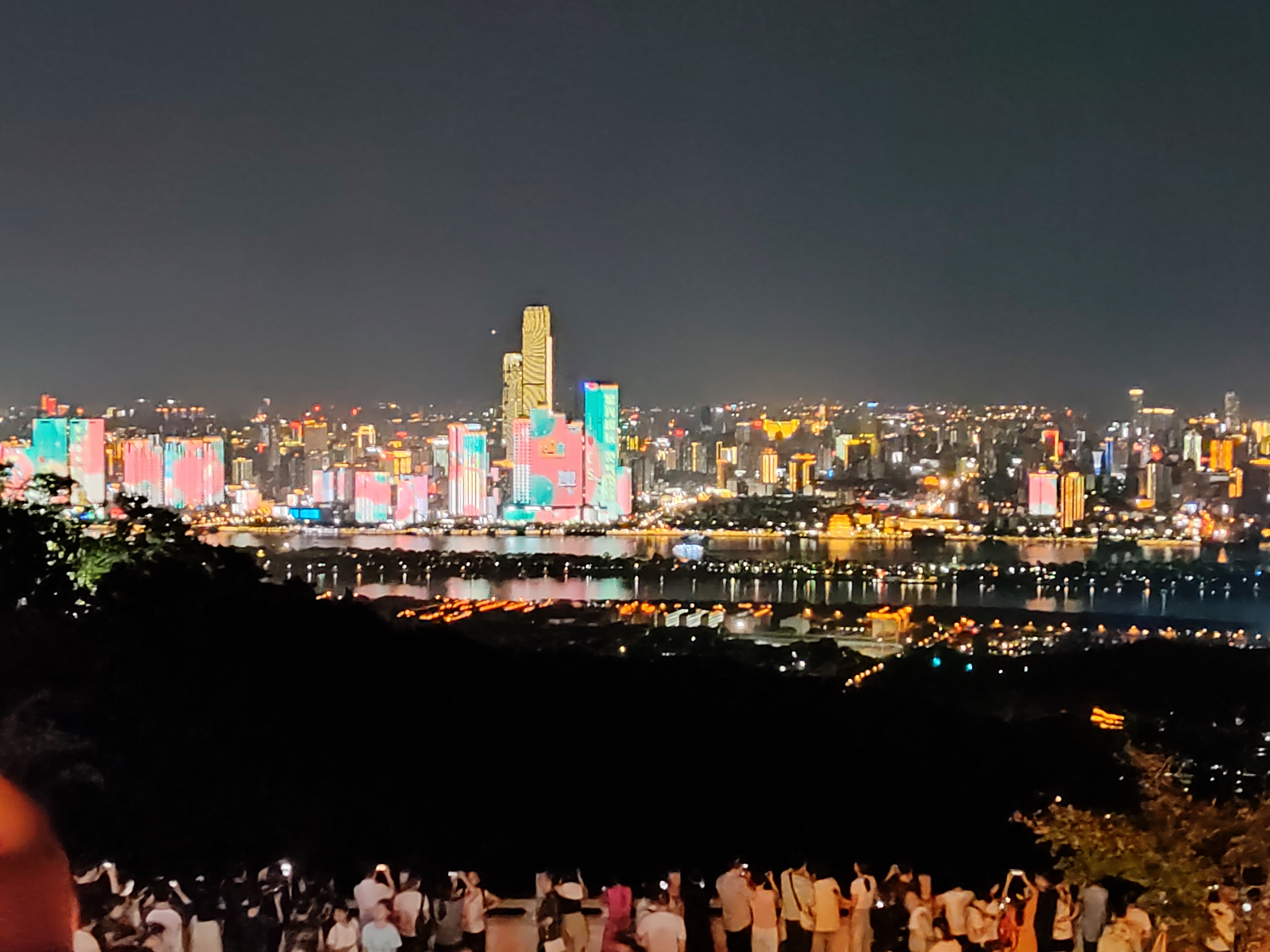 岳麓山夜景图片