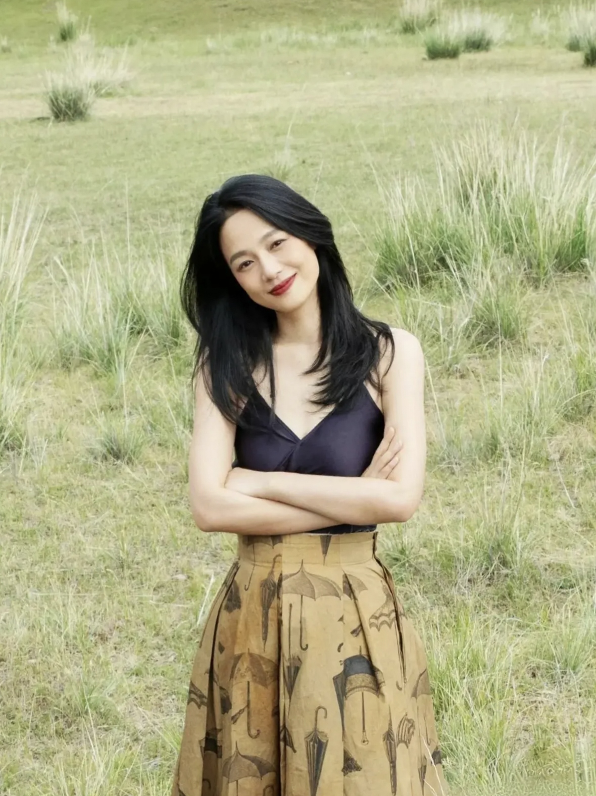 周韵怎么穿什么都好看,简直太绝了