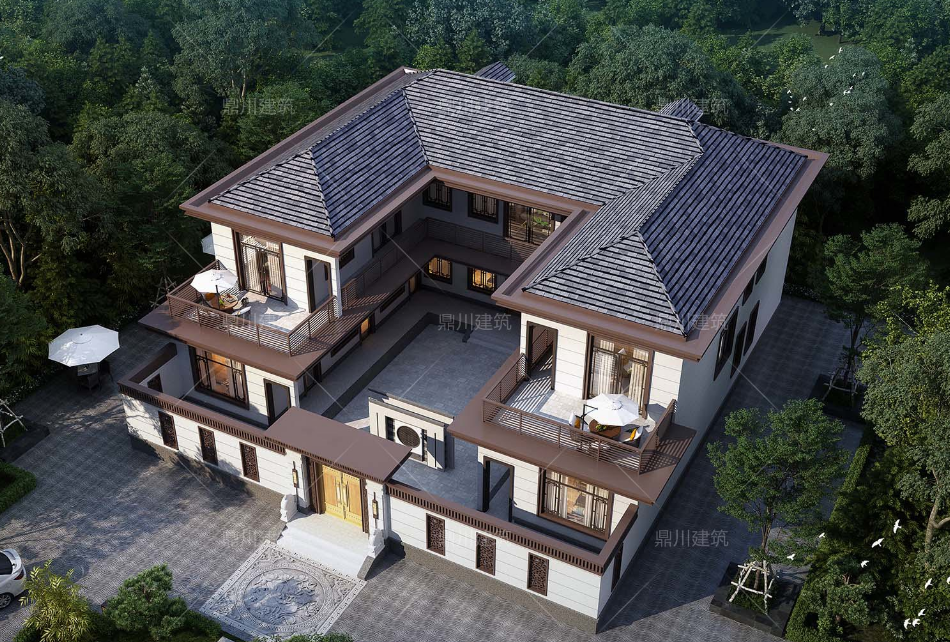 5款新中式合院,端庄大气,款款经典,建一栋骄傲三代人,传百年