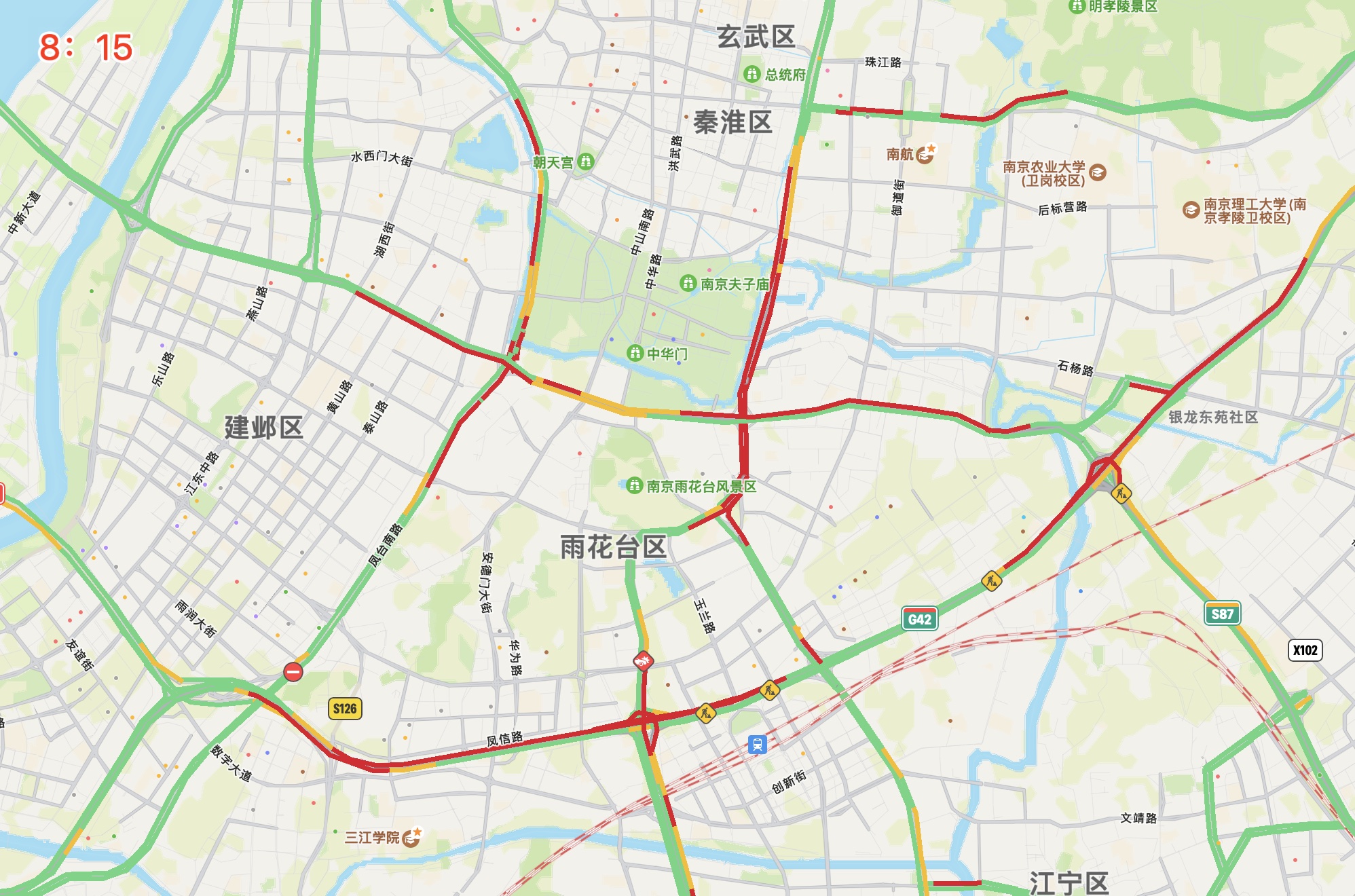 南京绕城公路地图图片