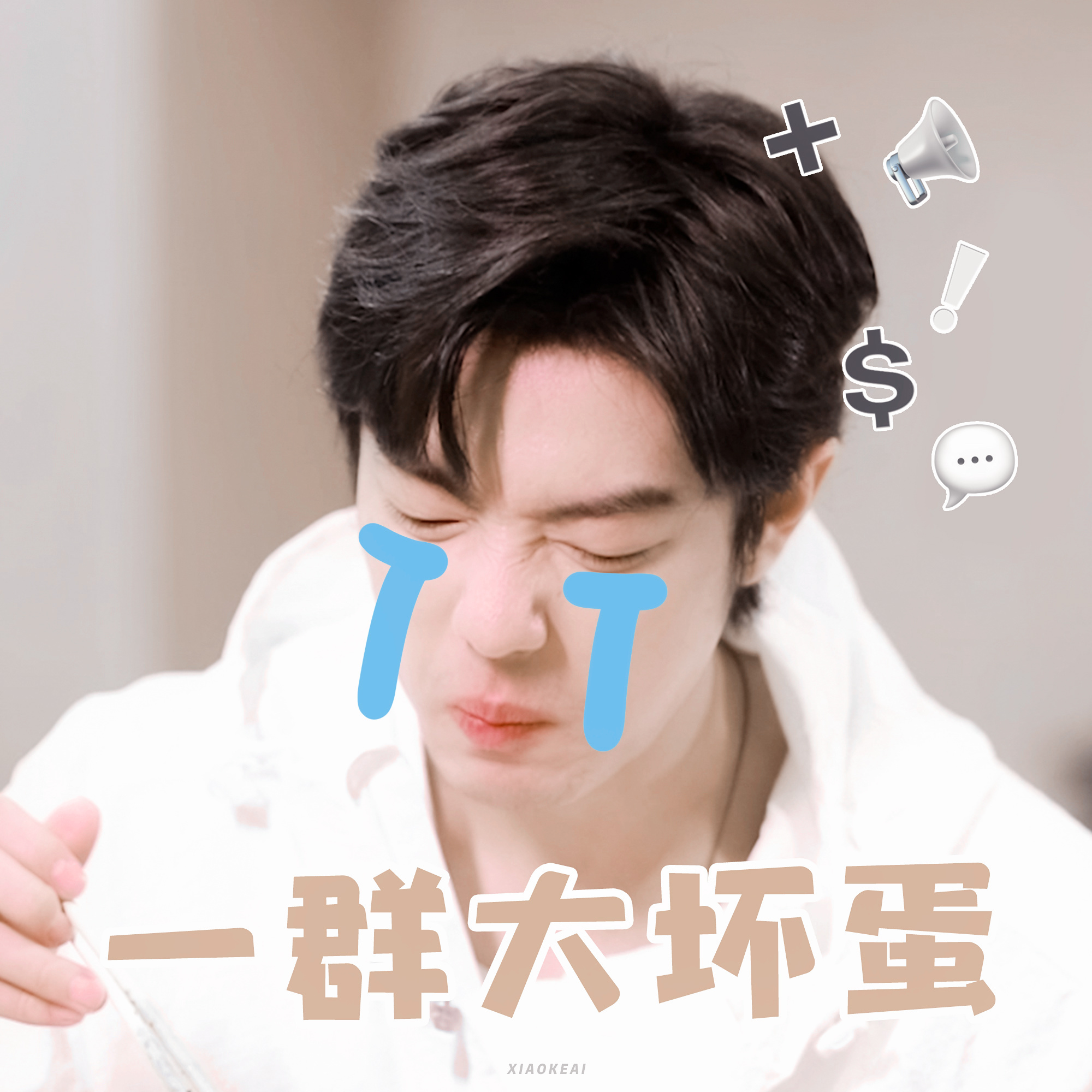肖战表情包,来收表情包了