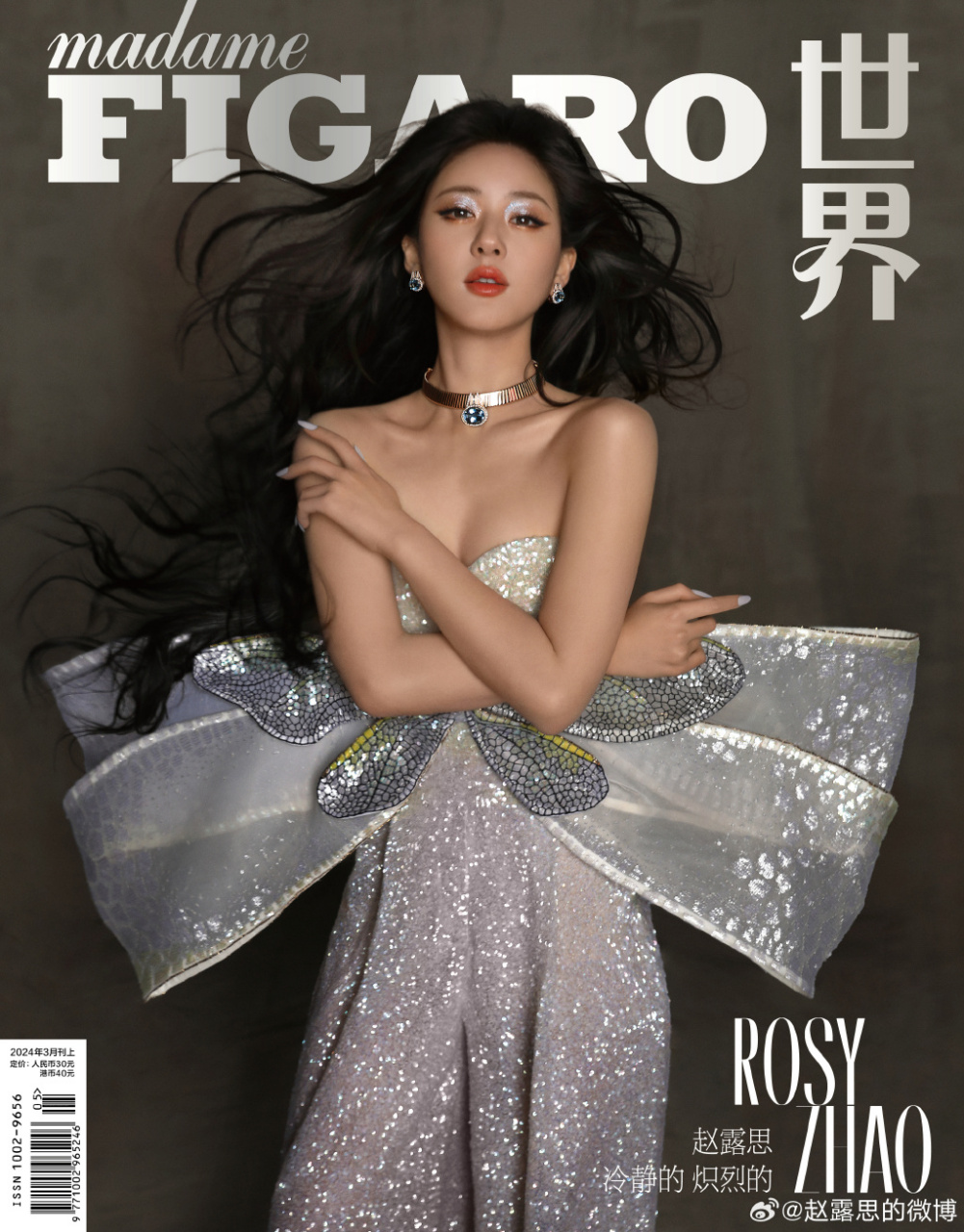 赵露思费加罗三月刊封面大片