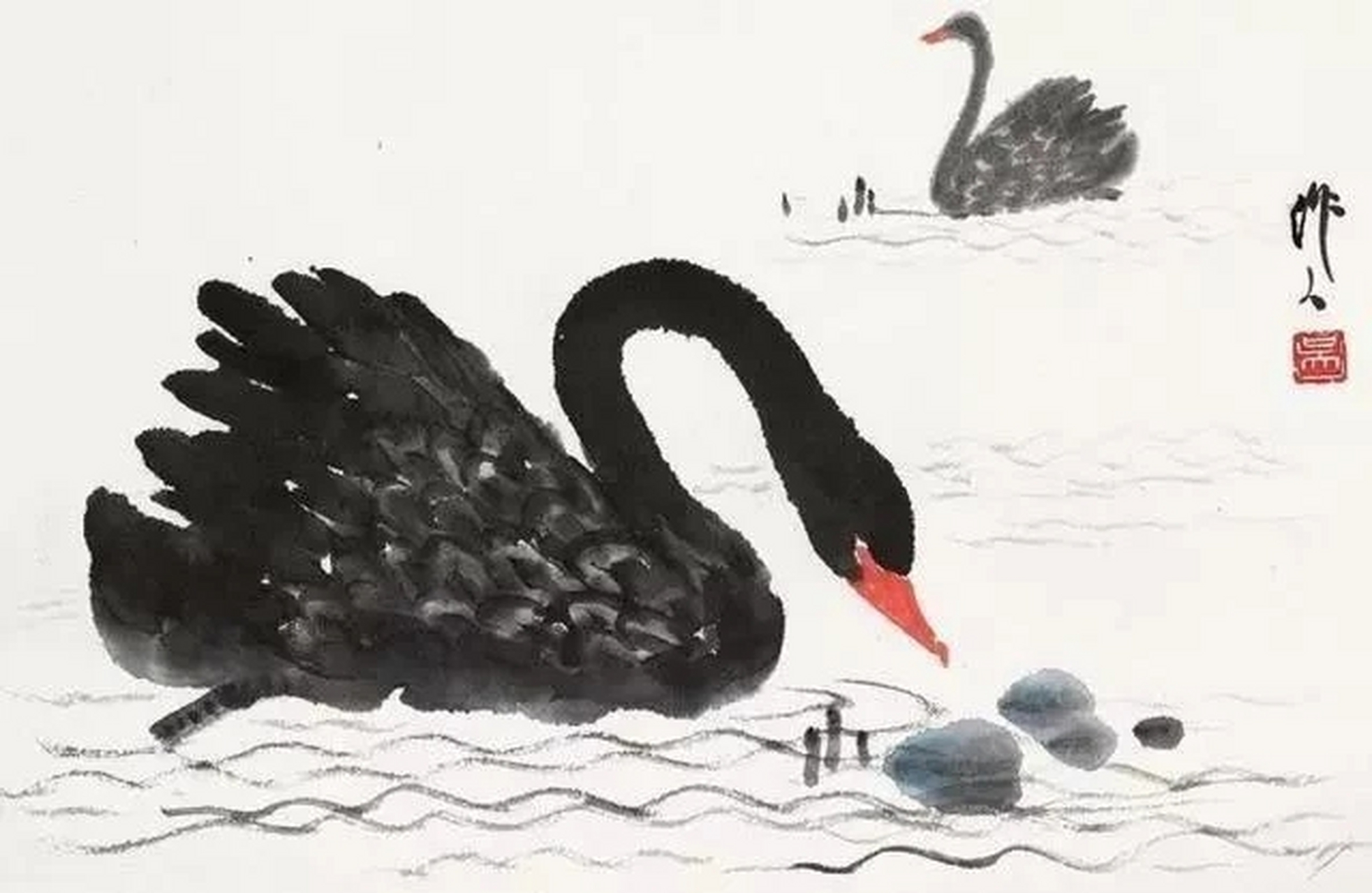 他笔下的黑天鹅,别有番情趣