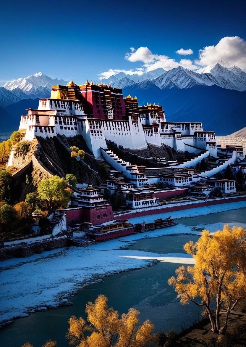 拉萨市下辖3个区,5个县,面积2