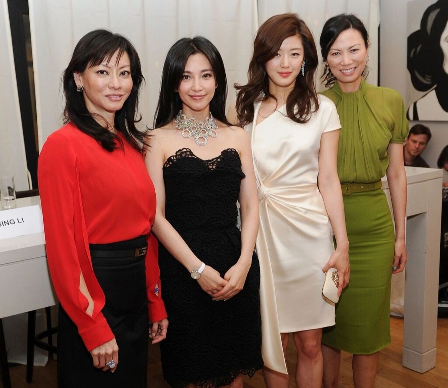 李冰冰与全智贤同框