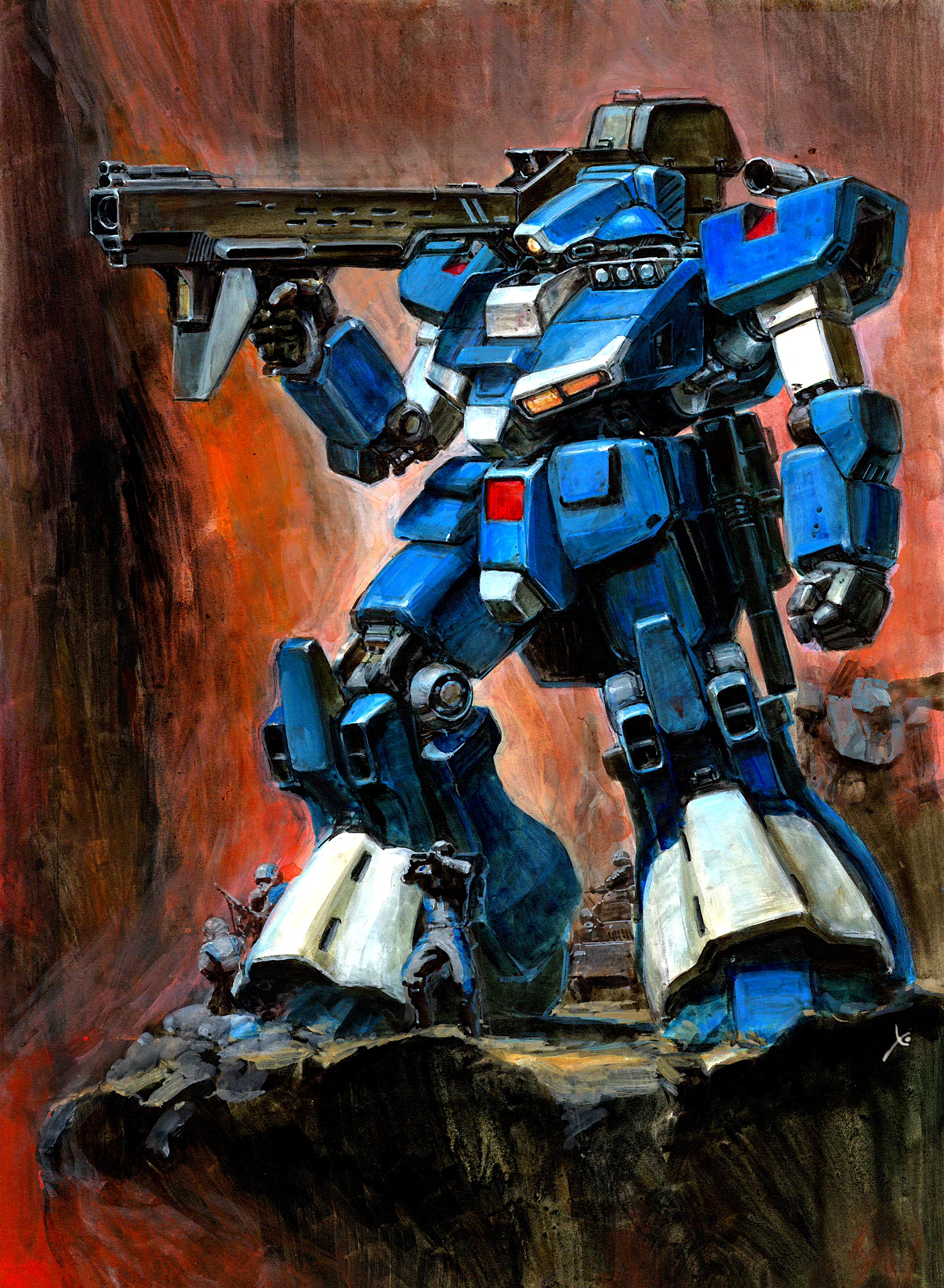 动态连更挑战# #插画# #高达