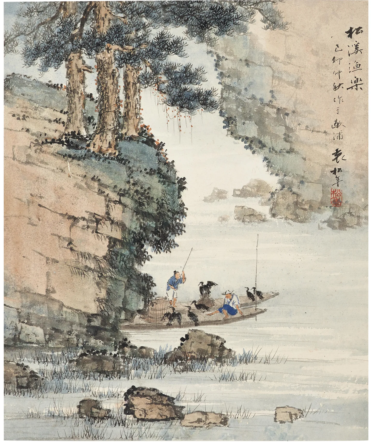 画风厚重古朴,色彩艳丽不流俗套