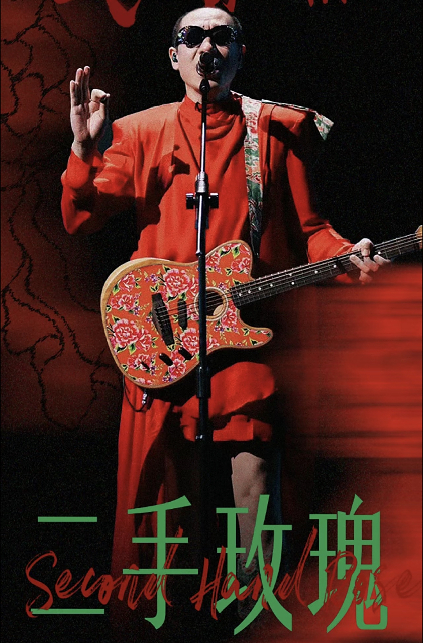 动态连更挑战#梁龙曝乐队称为"二手玫瑰"的起源  从得知摇滚音乐影