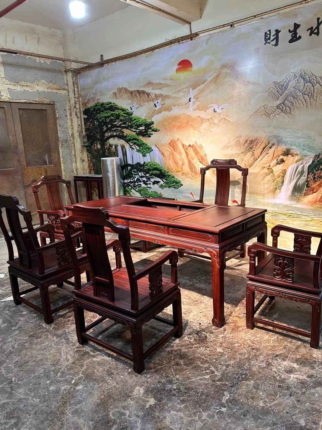 爱茶人士拒绝不了的红木茶台