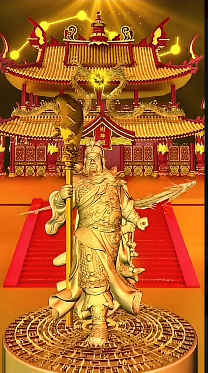 遇见关公财运旺 诚心拜一拜[祈祷] 正财偏财横财滚滚来#热点引擎计划