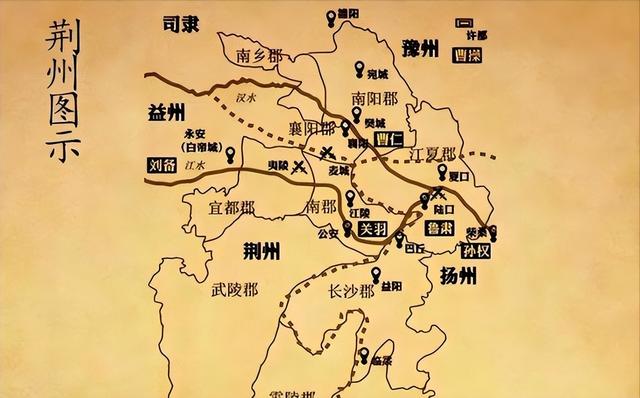 关羽败走麦城路线地图图片