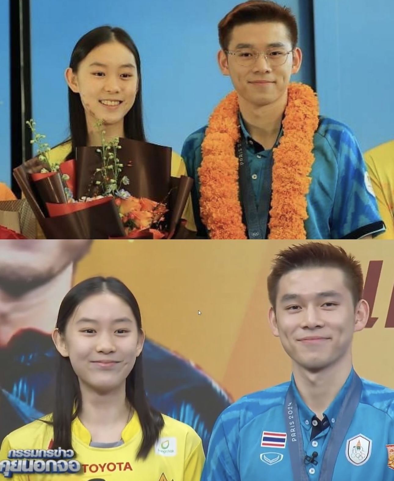 获得银牌,一夜间在泰国家喻户晓后,泰媒透露说坤拉武特的女朋友叫pim